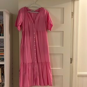 LOFT Long Pink Dress WM